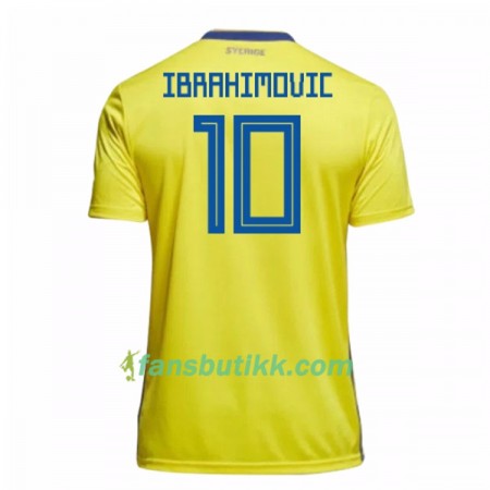 Fotball-VM 2018 Sverige drakt Ibrahimovic 10 Hjemmetrøye